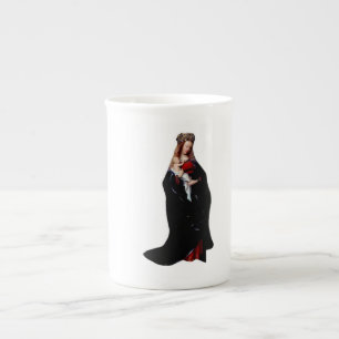 Taza De Porcelana Jan van Eyck - La Virgen en la iglesia Arte fino