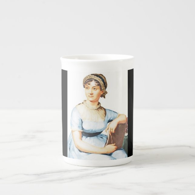 Taza De Porcelana Jane Austen Theme Tea Fiesta China Mug (Frente)