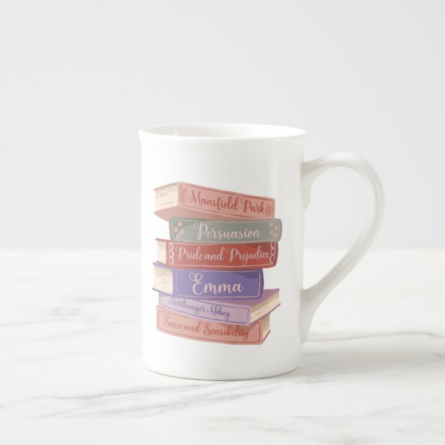 Taza De Porcelana Jane Austen's Novels V (Derecha)