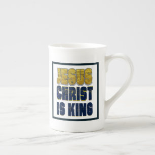 Taza De Porcelana Jesucristo es el Rey