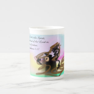 Taza De Porcelana Jesús es señor