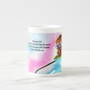 Taza De Porcelana Jesús está aquí 
