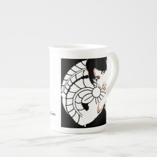 Taza De Porcelana joven japonés
