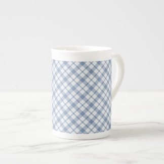 Taza De Porcelana Juguete azul índigo y blanco precoz prueba hueso C