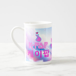 Taza De Porcelana K-Pop Finger Heart: Mostrar tu amor