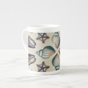 Taza De Porcelana Kaleidoscopio costero I