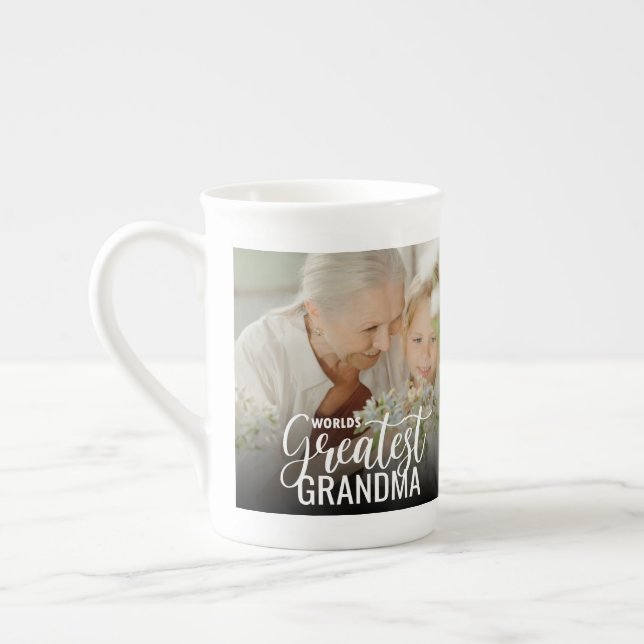 Taza De Porcelana La abuela más grande del mundo (Izquierda)
