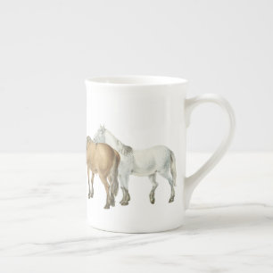 Taza De Porcelana La Amistad Cabalera Consigue Tu Hígado Ecuestre Vi