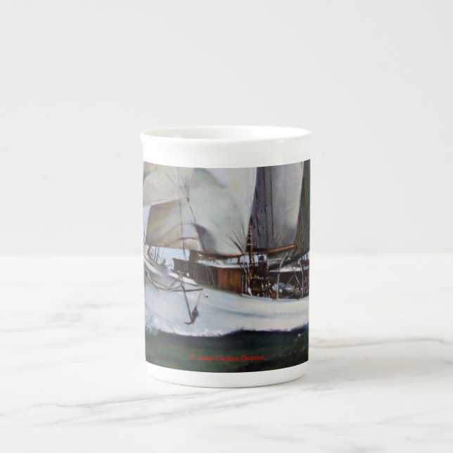 Taza De Porcelana La Belle Poule (Frente)