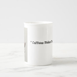 Taza De Porcelana La cafeína me hace Hyper
