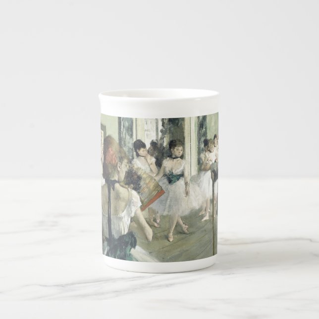 Taza De Porcelana La clase ballet Edgar Degas (Frente)