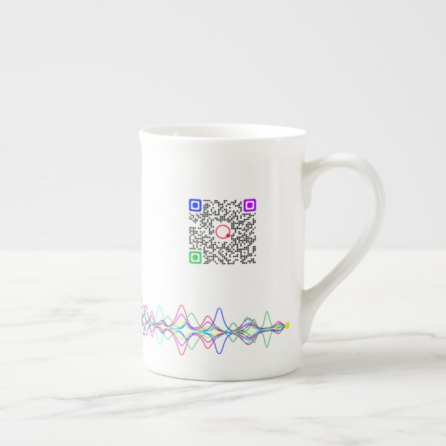 Taza De Porcelana La edad cuántica Espresso Mug (Derecha)