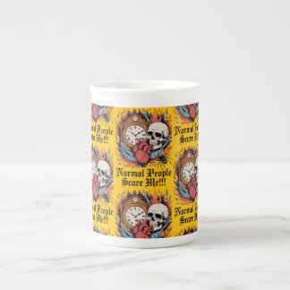 Taza De Porcelana La gente normal me asusta