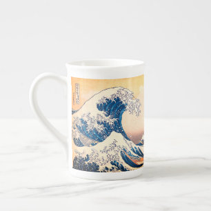Taza De Porcelana La gran onda de Kanagawa