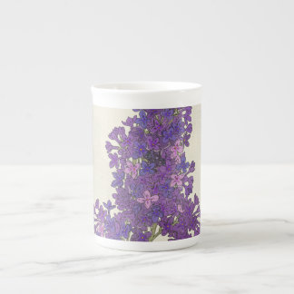 Taza De Porcelana La hermosa flor de lila