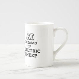 Taza De Porcelana La IA sueña con ovejas eléctricas