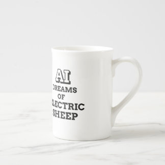 Taza De Porcelana La IA sueña con ovejas eléctricas