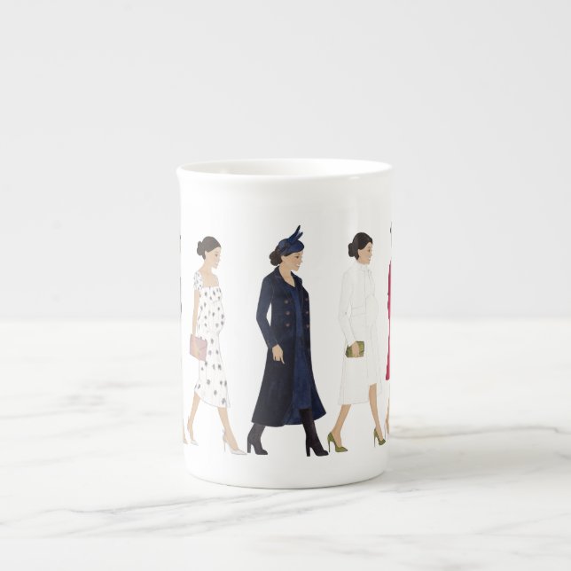 Taza De Porcelana La Mamá de la Duquesa Meghan Markle (Frente)