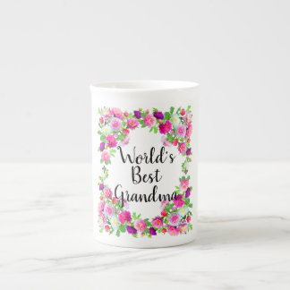 Taza De Porcelana La mejor abuela del mundo