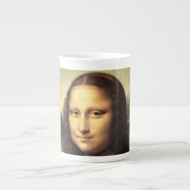 Taza De Porcelana La Mona Lisa Leonardo da Vinci (Frente)
