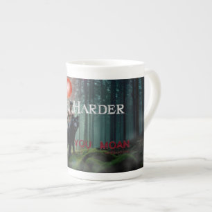 Taza De Porcelana La mordedura del hombre musculoso sin camiseta de 