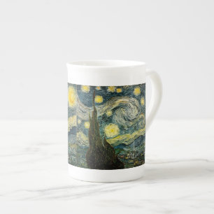 Taza De Porcelana La noche estrellada de Vincent van Gogh (1889)