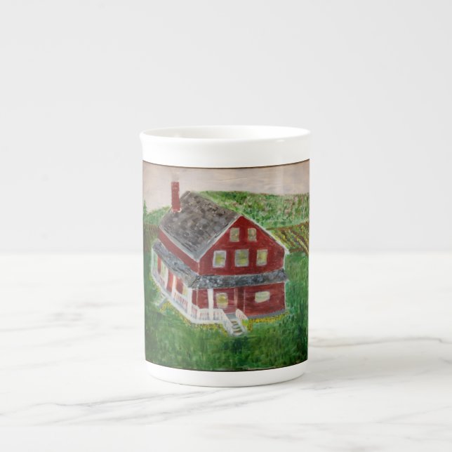 Taza De Porcelana La parte Holandés-Americana del (Frente)