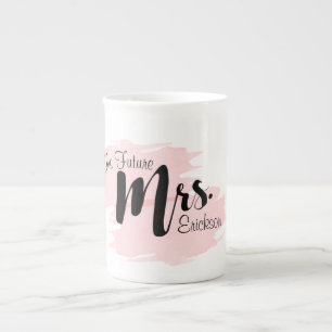 Taza De Porcelana La señora futura Mug - rosa