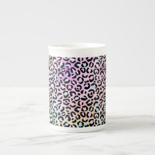Taza De Porcelana La Serie del Leopardo Iridescente Diseño 6