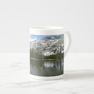 Taza De Porcelana Lago Tenaya nevado Parque Nacional Yosemite Foto