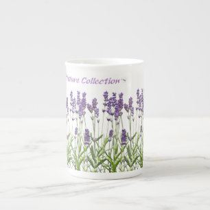 Taza De Porcelana Lavender Bone China Mug