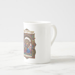 Taza De Porcelana Legado Indio: Músico Clásico Arte Veena