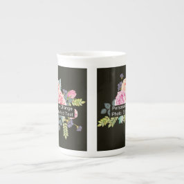 Taza De Porcelana Lema de trabajo fotográfico personalizado uno
