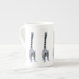 Taza De Porcelana Lemurs Anillo-atados lindos y divertidos