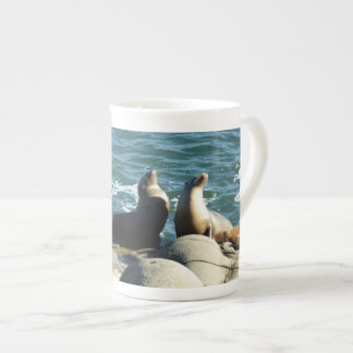 Taza De Porcelana Leones del mar de San Diego