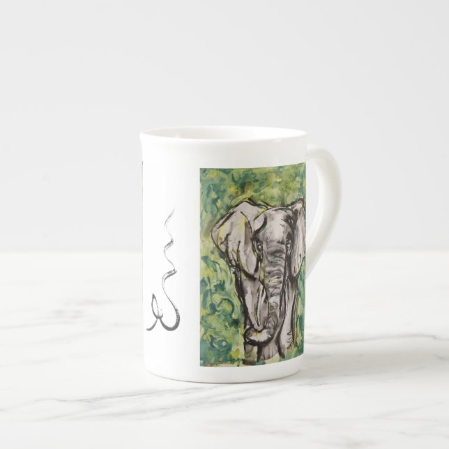 Taza De Porcelana Léphélant (Derecha)