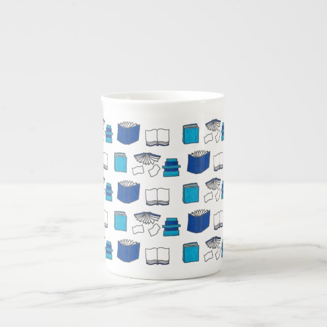 Taza De Porcelana Libros de los libros de los libros (Frente)
