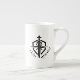 Taza De Porcelana Light Warrior Sword And Shield