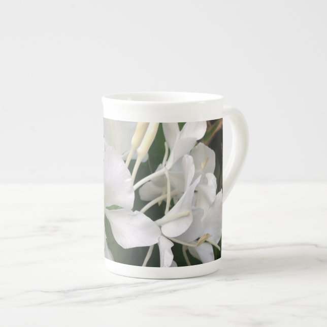Taza De Porcelana Lirio blanco del jengibre (Derecha)