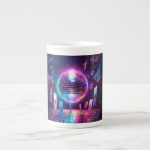 Taza De Porcelana Listo Para Una Noche De Baile Y Juegos De Azar