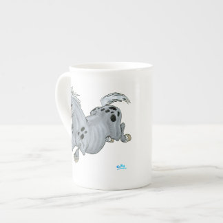 Taza De Porcelana Loco Personalizado caballo hueso de China Mug