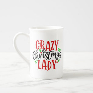 Taza De Porcelana Locos Navidades Lady-84654