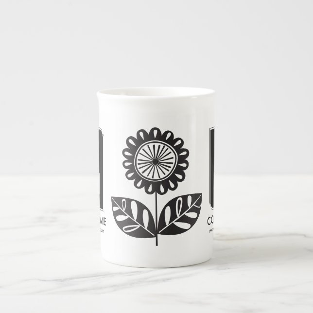 Taza De Porcelana Logotipo promocional para empresas personalizadas (Frente)