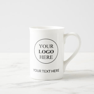 Taza De Porcelana Logotipo promocional personalizado - Sin pedido mí