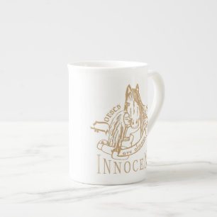Taza De Porcelana Los caballos son inocentes - China ósea