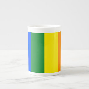 Taza De Porcelana Los colores del arcoiris
