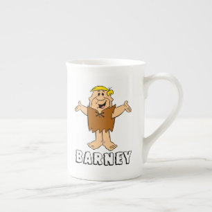 Taza De Porcelana Los escombros de los Flintstones el   Barney