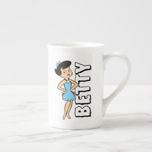 Taza De Porcelana Los escombros de los Flintstones el   Betty