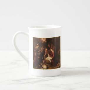 Taza De Porcelana Los pastores de la Natividad 1668