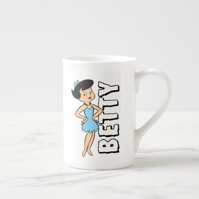 Taza De Porcelana Los Picapiedra | Betty Rubble (Derecha)
